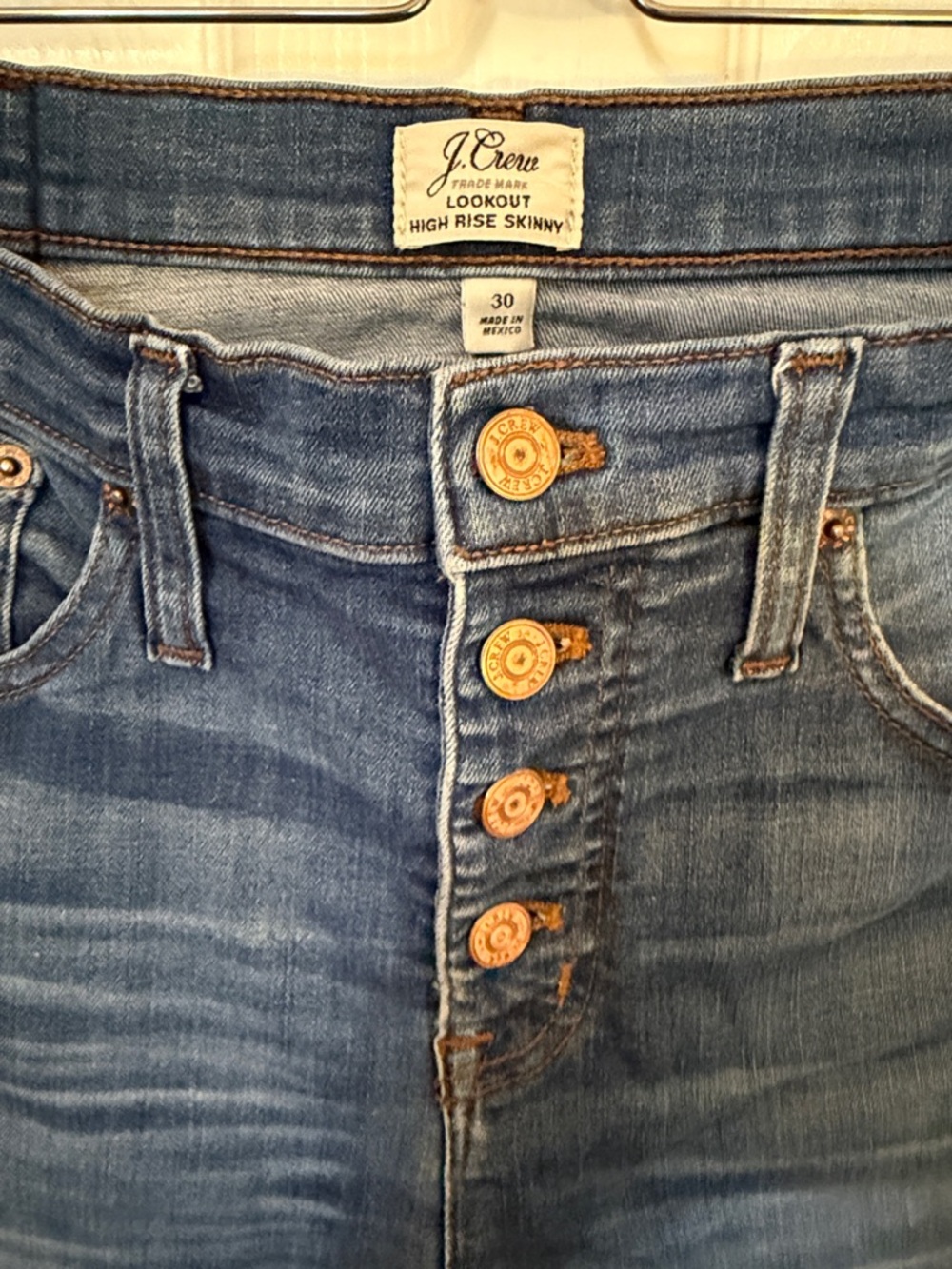 J. Crew Lookout High-Rise Button-Fly Jeans - Picture 2 of 3